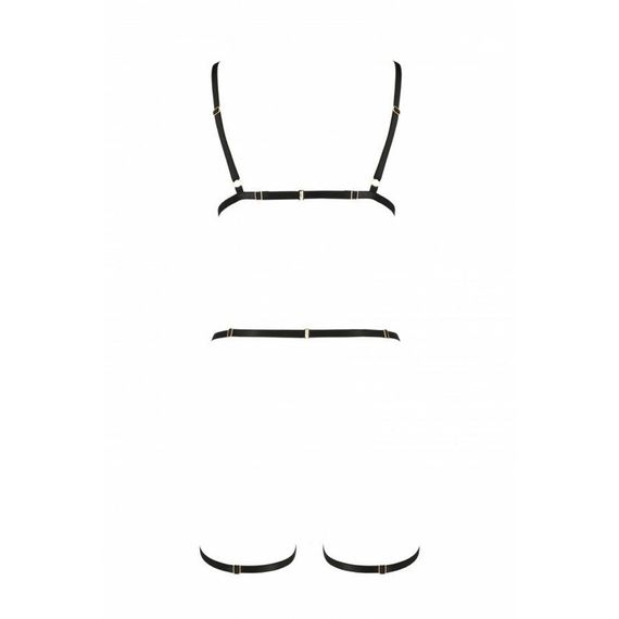 Портупея-стрепи на все тіло Passion Exclusive INDICA L/XL, black | Зображення 5