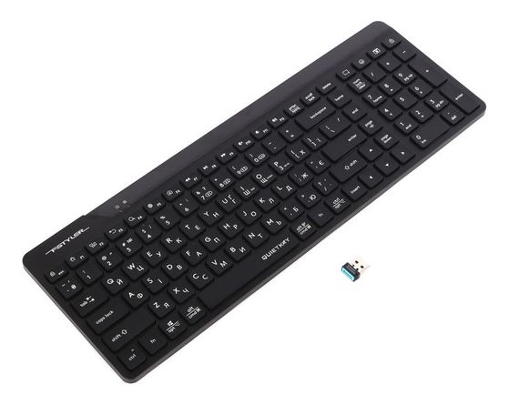 Клавіатура бездротова A4Tech Fstyler FBK23 AS, колір чорний | Зображення 3
