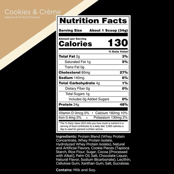 Протеин Rule 1 R1 Whey Blend 905g (Cookies and cream) | Зображення 1