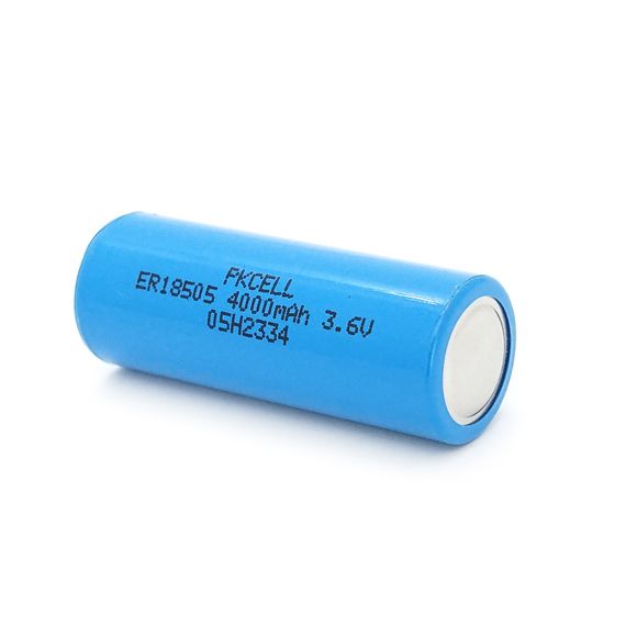 Батарейка літієва PKCELL ER18505, 3.6V 4000mah, 4 штуки shrink ціна за shrink | Зображення 1