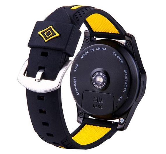 Силиконовый ремешок Primo Dart для часов Samsung Gear S3 Classic SM-R770 / Frontier RM-760 - Black&Yellow | Зображення 1