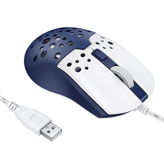 Миша дротова Hoco GM51 Sky Luminous White / Blue | Зображення 1
