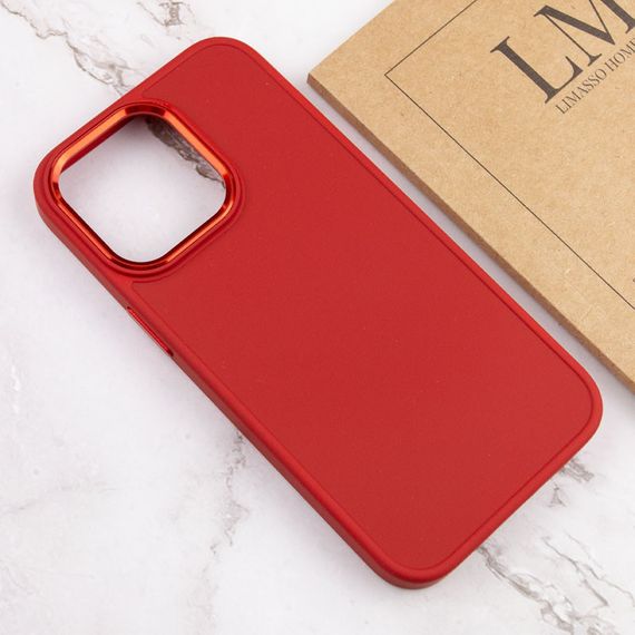 TPU чехол Bonbon Metal Style для Apple iPhone 14 Pro Max (6.7") Красный / Red | Зображення 3