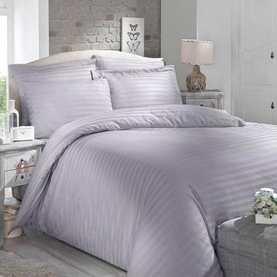 Постільна білизна Altinbasak Satin 160 х 220 см Always Gri