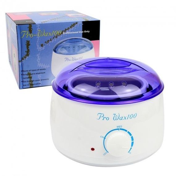 Воскоплав з терморегулятором PRO-WAX 100 для воску в банці, в гранулах, таблетках 400 мл LB-46 | Зображення 1