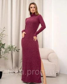 Плаття для жінок колір бордовий розмір M, L, XL, S FI_009348
