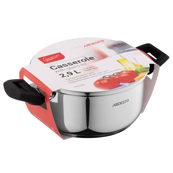 Каструля Ardesto Gemini з бакелітовими ручками 2.9 л (AR3529G) | Зображення 3