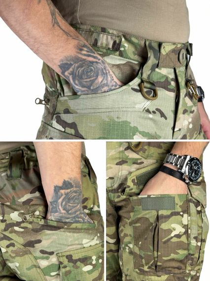 Тактичні штани з наколінниками Raptor Pro Gen 2 FLEX Мультикам 50/4 | Зображення 7