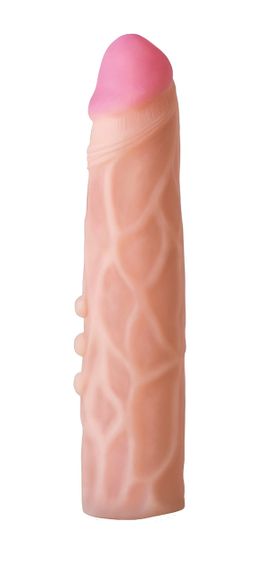 Насадка для страпона тілесна EGZO CIBERSKIN NSTR05 ( 21,5 см х 4,6 см ) Sex Aura | Зображення 1