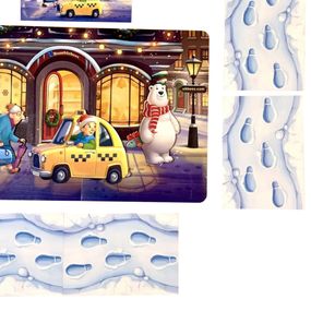 Детская настольная игра "Кто был на улице?" (ПСД294) PSD294 деревянная