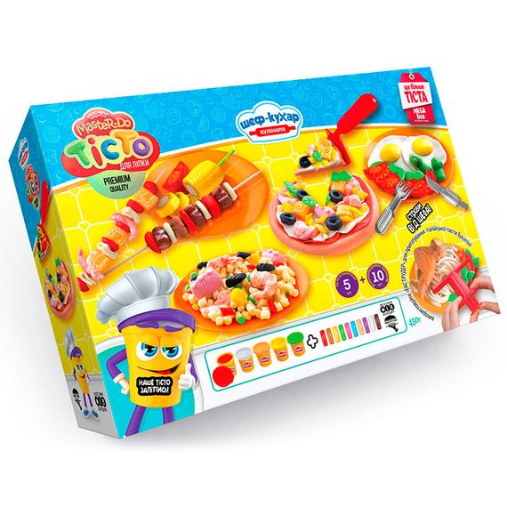 Набір для ліплення Danko Toys Шеф-кухар Кулінарія ДТ-ТЛ-02-63