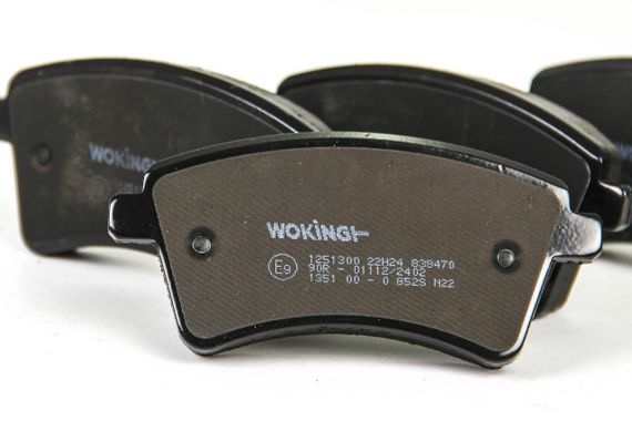 Колодки передні гальмівні Kangoo 08- (R15/R16), WOKING (P1251300) | Зображення 1
