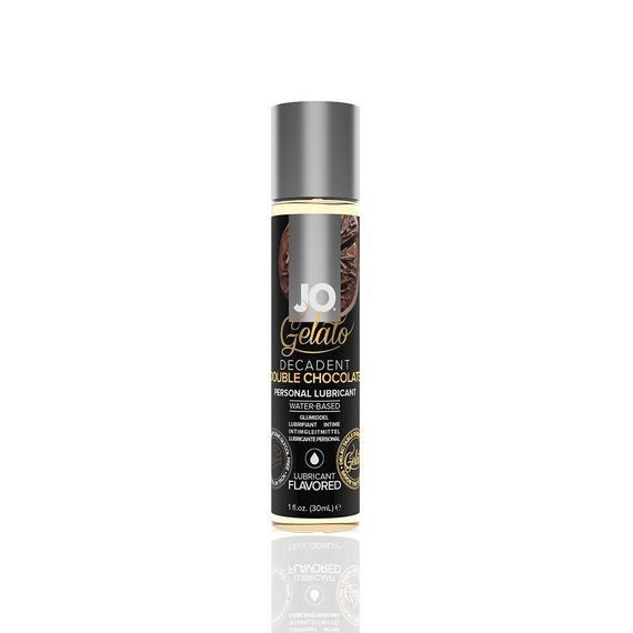 Змазка на водній основі JO GELATO Double Chocolate (30 мл) без цукру, парабенів та гліколю Sex Aura