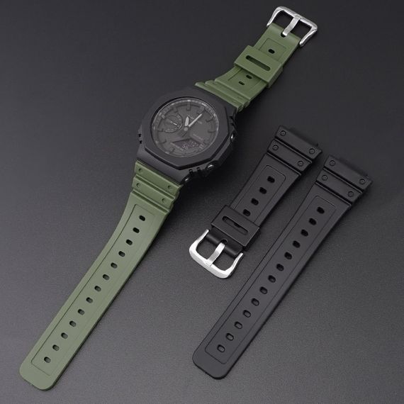 Ремінець для Casio G-Shock GA-2100 Army Green SI | Зображення 2