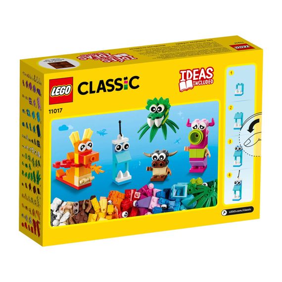 Конструктор LEGO Classic Оригінальні монстри 140 деталей (11017) | Зображення 9