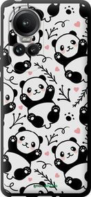 Чохол на Oppo Reno10 Pro Панди "4318b-3109-2448"