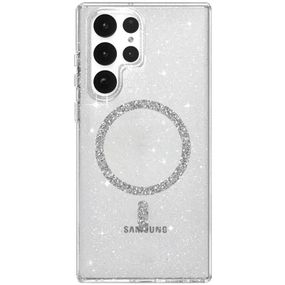 Чехол TPU Eclipse Sparkle (MagFit) для Samsung Galaxy S24 Ultra Transparent