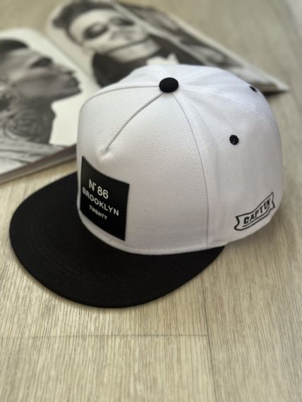 Кепка снепбек (Snapback)  Brooklyn  №86 Білий 56-61р (9045) | Зображення 1