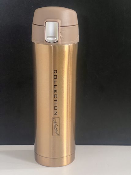 Термокружка Maestro MR-1641-45-GOLD 450 мл з нержавіючої сталі герметична | Зображення 5