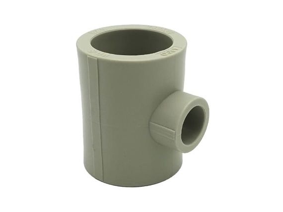 Трійник редукційний PPR Ø40x32x40 сірий колір Grandi