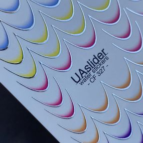 Фольгированый слайдер UAslider CF 327 на водяной основе (7x10см)