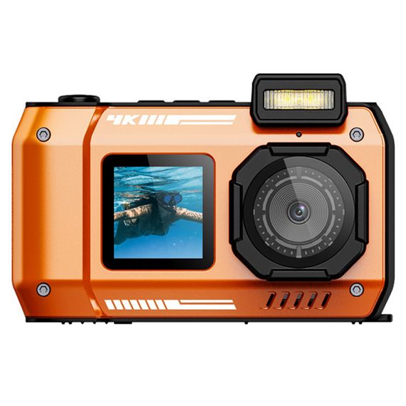 Водонепроникна цифрова камера D50 (IP68) Orange