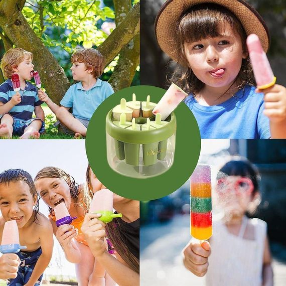 Форма для мороженого (8 порций), ICE CREAM MOLD / Формочка для приготовления мороженого на палочке | Зображення 1