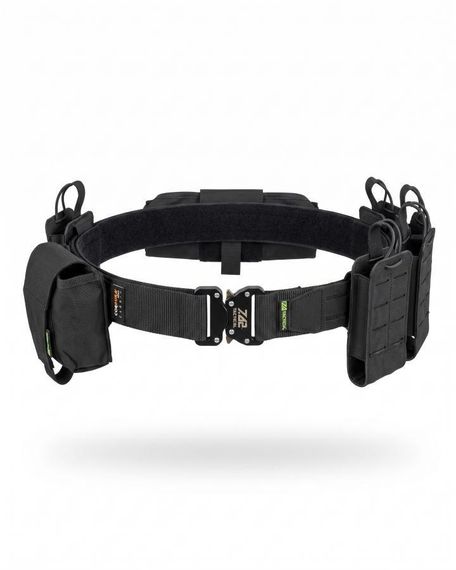 Тактичний пояс з підсумками battle belt розвантажувальний ремінь для військових спорядження з системою MOLLE | Зображення 1