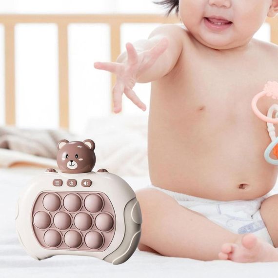 Іграшка антистрес на батарейках, 4 режими, Pop it PRO Bear / Електронна приставка консоль / Інтерактивна дитяча іграшка | Зображення 6