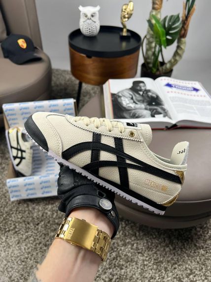 Кросівки ASICS Onitsuka Tiger Mexico 66 Beige Black  , В'єтнам 39 25 см | Зображення 4