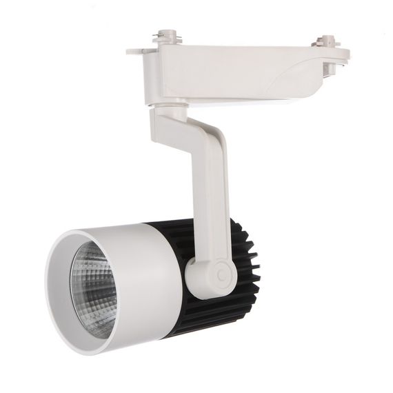 Светильник трековый поворотный LED 415/25W CW WH/BK COB | Зображення 2