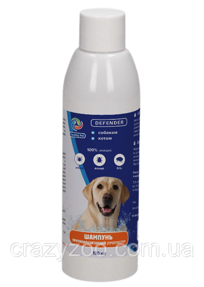 Противопаразитарный шампунь для собак Healthy Pet Defender с пропоксуром 100 мл 109101