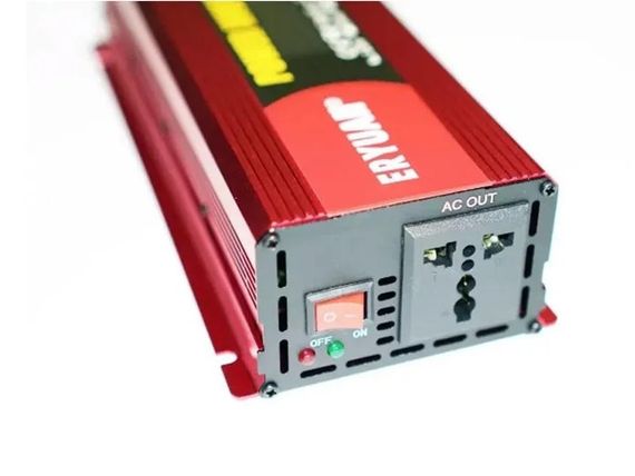 Перетворювач напруги 2600W 12V у 220V з чистою синусоїдою та LCD-дисплеєм • Інвертор для акумулятора, дому, авто та резервного живлення | Зображення 1