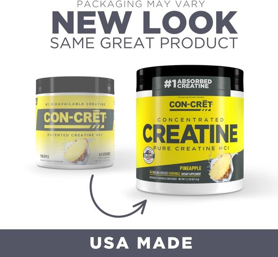 Креатин гідрохлорид Con-Cret Patented Creatine HCl, 61.4 g (Pineapple) | Зображення 2