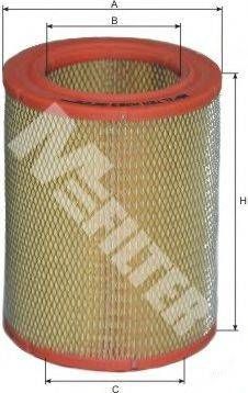 Фільтр повітряний CITROEN, PEUGEOT (вир-во M-filter) MFILTER A263 на CITROEN C25 автобус (280_, 290_)