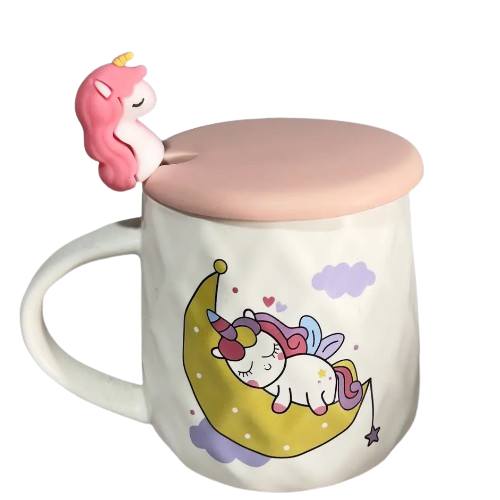 Чашка Baby Unicorn 400 мл з кришкою і ложкою 20623 S&T | Зображення 3