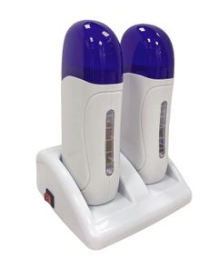 Воскоплав двухкассетный Globalstar Depilatory Double Wax Heater WW-1031 2в1 с подставкой для депиляции волос