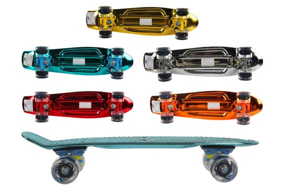 Скейт Penny board светящаяся доска, колеса PU),пени борд,22