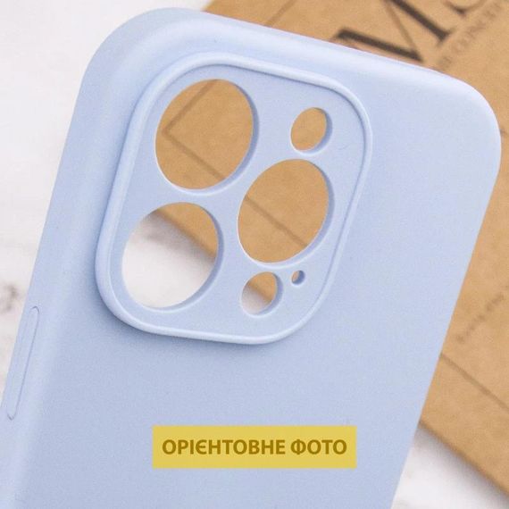 Чехол Silicone Case Full Camera Protective (AA) NO LOGO для Apple iPhone 17 Air (6.5") Голубой / Lilac Blue | Зображення 3