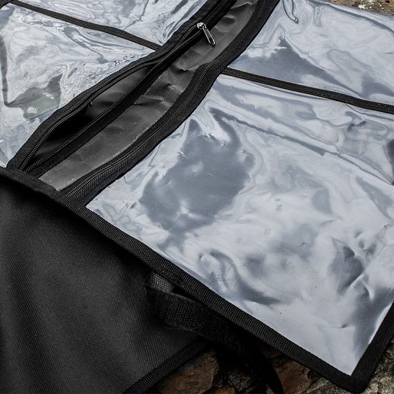 Несесер ЗСУ на блискавці 10 від. Чорний військовий органайзер армійський несесер на змійці сумка ms | Зображення 2