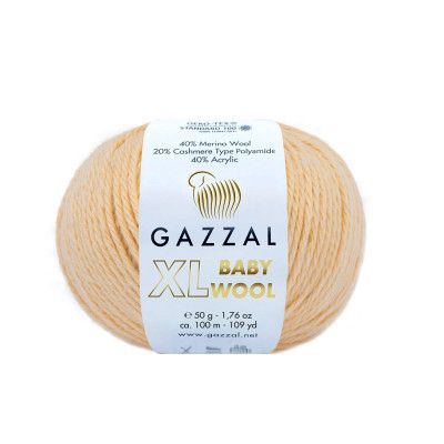 Gazzal BABY WOOL XL No 839 пряжа для в'язання Gazzal