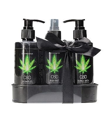 Набор для ванны и душа CBD Care set - GREEN TEA & HEMP OIL ( 3 предмета ) Sex Aura | Зображення 7