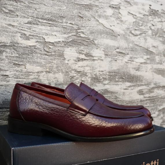 Чоловічі туфлі Лофери коричневі 46 розмір | Зображення 4