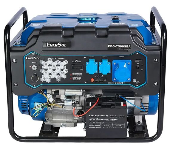Генератор бензиновий EnerSol 7/7.5 кВт EPG-7500SEA