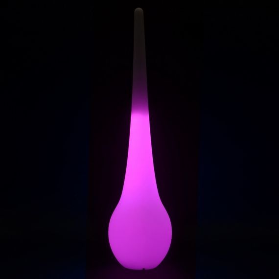 Светодиодный пластиковый уличный светильник RGB на аккумуляторе | Зображення 1