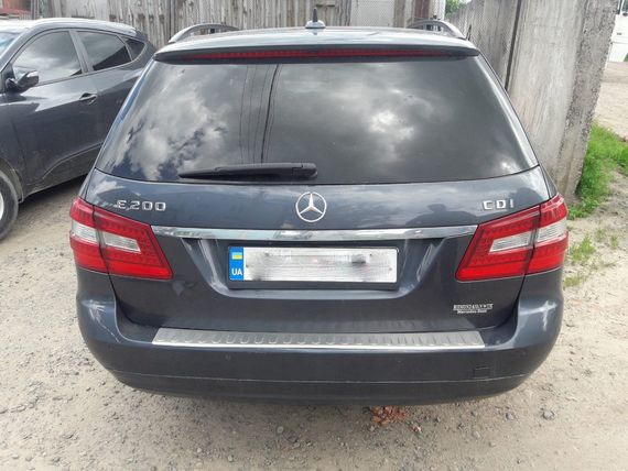Накладка на задній бампер OmsaLine (2009-2013, SW, нерж) для Mercedes E-сlass W212 рр | Зображення 3