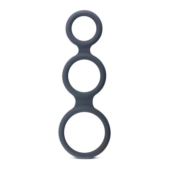 Потрійне ерекційне кільце Boners Triple Ring, діаметр 2,6; 3,3 та 3,8 см Sex Aura
