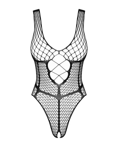 Боді з вирізом Obsessive B117 Чорне S/M/L | Зображення 3