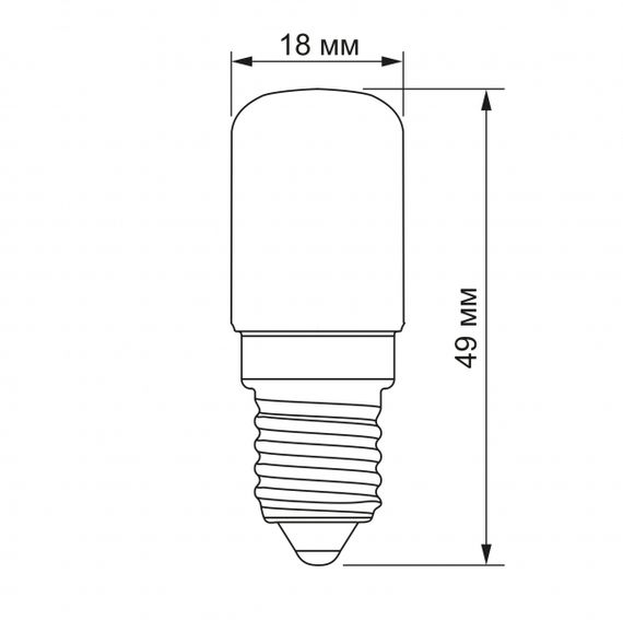 LED лампа VIDEX ST25e 3W E14 4100K | Зображення 2