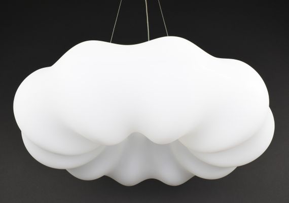 Люстра світлодіодна підвісна LED світильник для квартири на стелю лед 27241 Білий 40-140х65х65 см. | Зображення 4